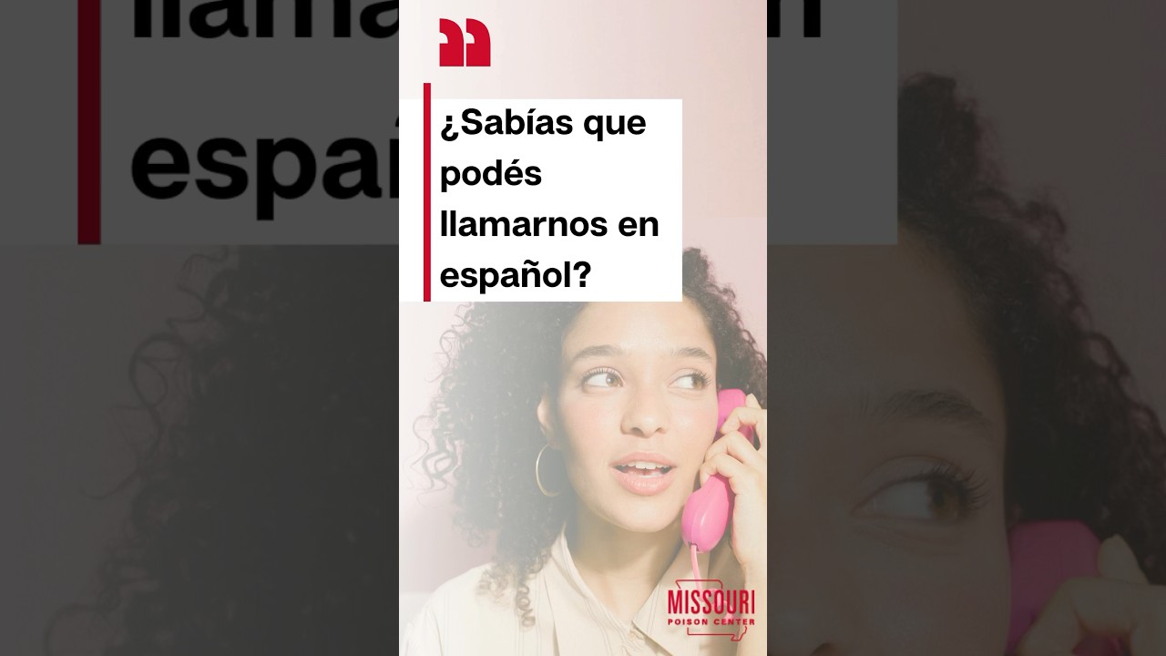 Hispanic girl holding phone in her ear sabias que podes llamarnos en español